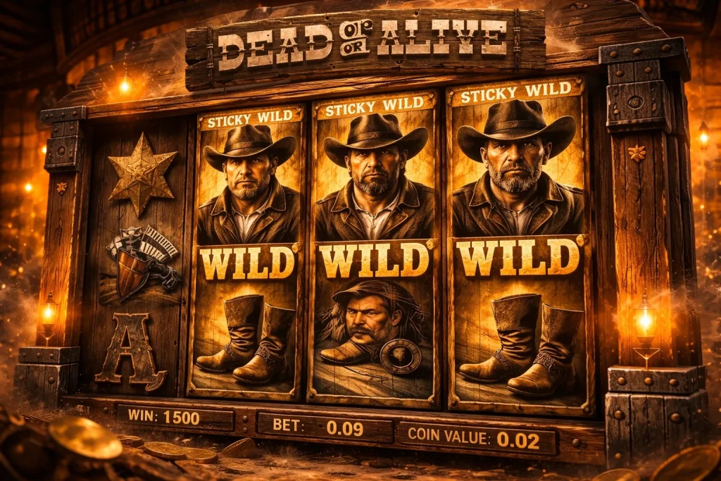 Dead or Alive wall with wanted